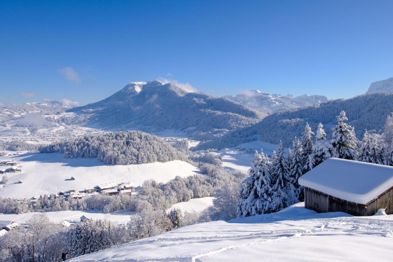 Apartamento Heuberg 1014 - Ferien - Wohnen Schwarzenberg im Bregenzerwald Exterior foto